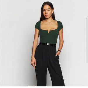 Reformation Emely Knit Top